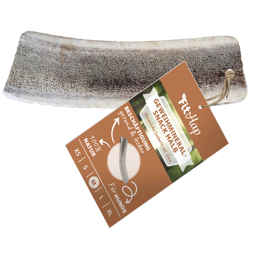 Fit-Hap Antler Mineral Snack, half M (80-120 g)