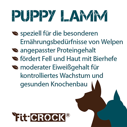 Fit-Crock Puppy Lamb 3 kg