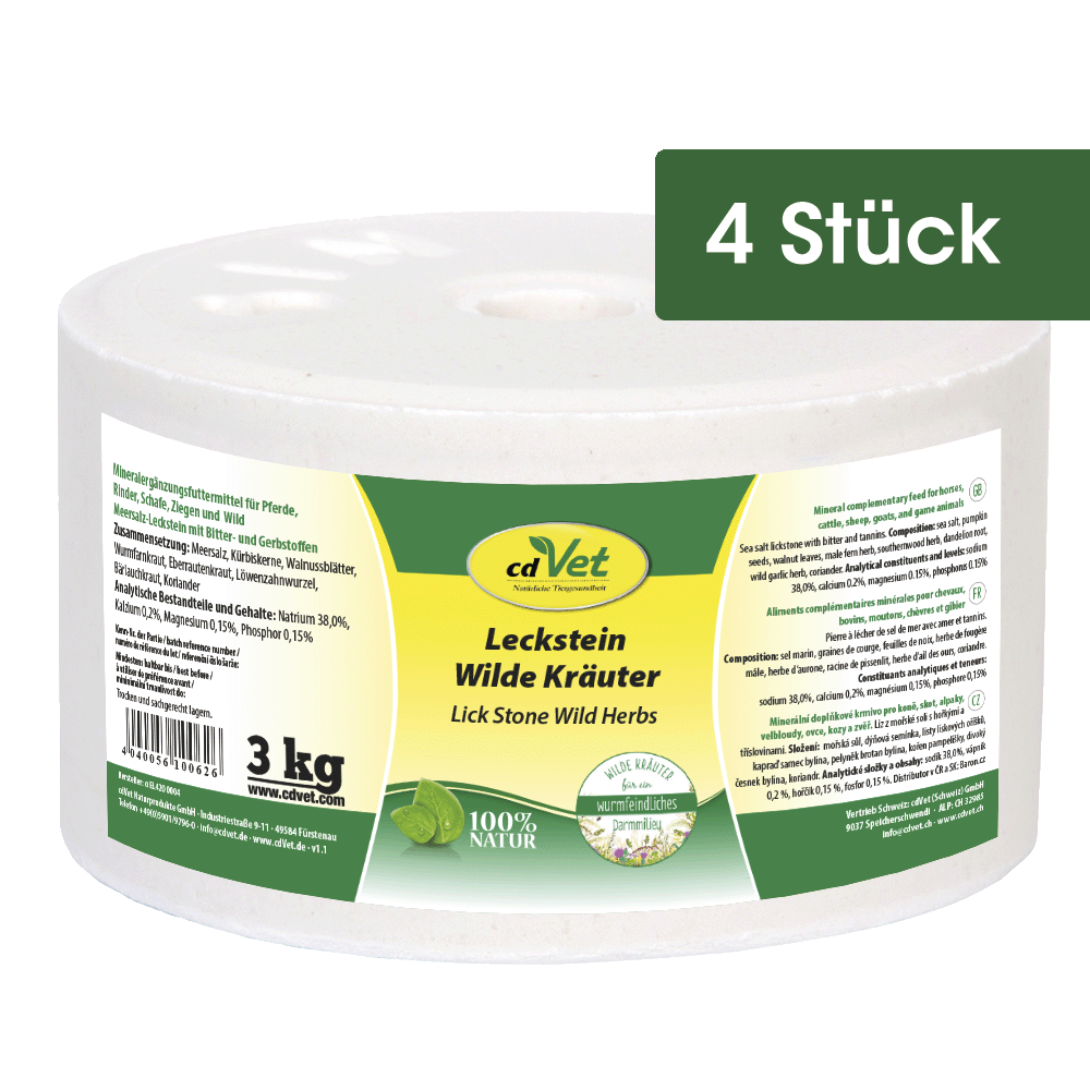 Lick Stone Wild Herbs 3 kg (4 pcs.)