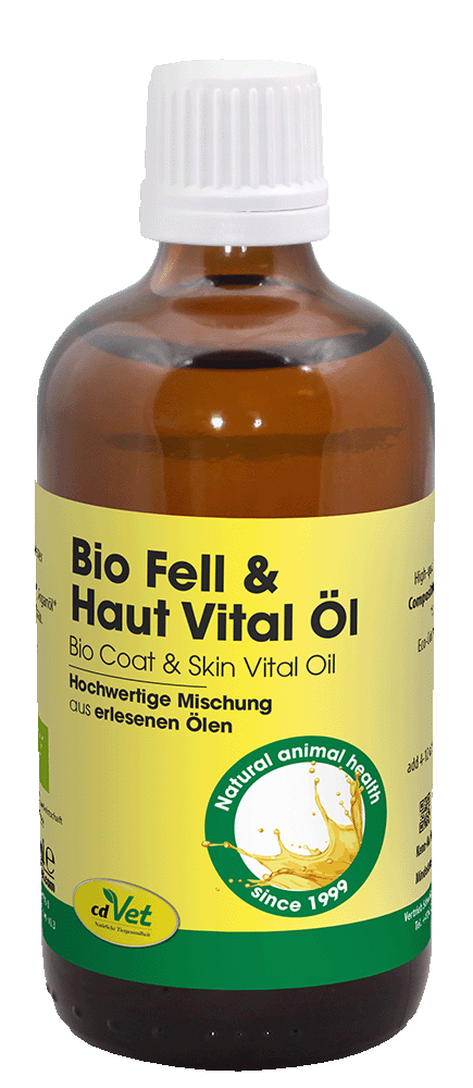 Bio Fell & Haut Vital Öl, Hautpflege Öl, Naturöl, Tiergesundheit, bio