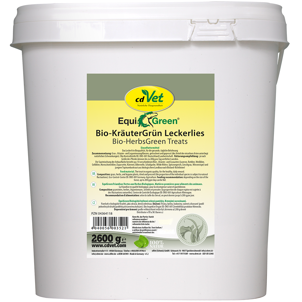 EquiGreen Organic HerbalGreen Treats 2,6 kg