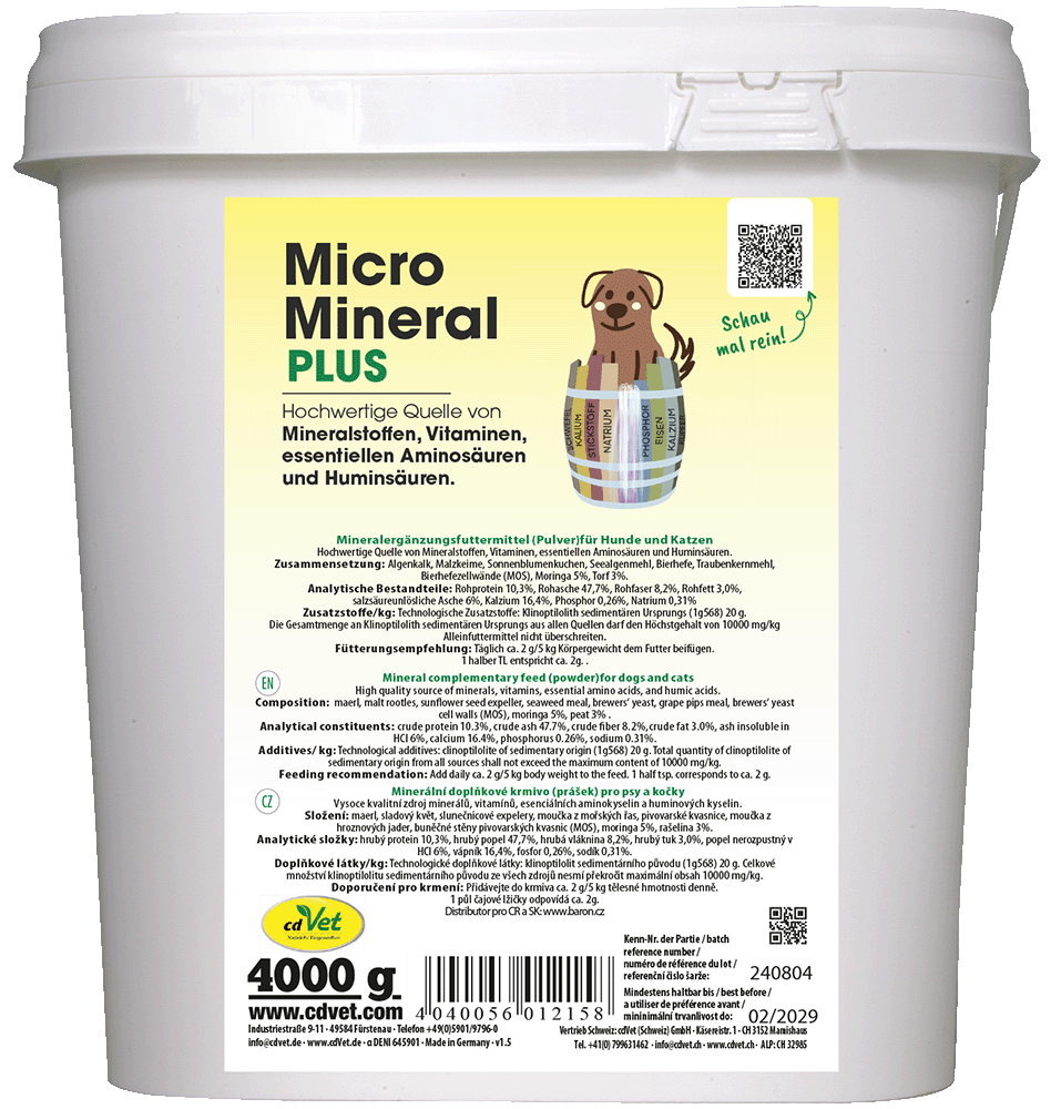 MicroMineral plus Dog & Cat 4 kg